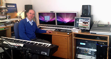 Derek Williams in seinem Studio 